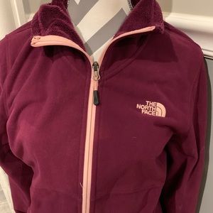 North Face Fleece large and PINK